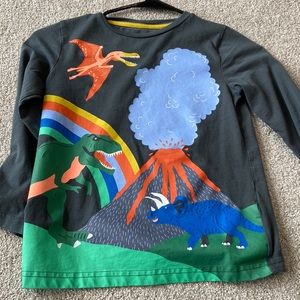 Mini boden dinosaurs volcano long sleeve